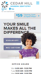 Mobile Screenshot of cedarhillmoderndentistry.com